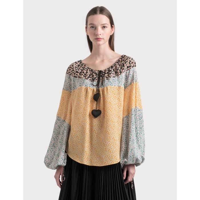 ランバン Lanvin 【 Silk Blouse Women Sun 】 レディース