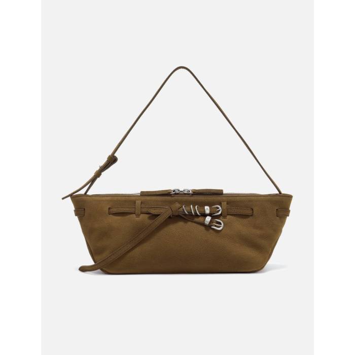 Margesherwood 【 Grandma Used Sling Bag Women Chestnut Nubuck 】 バッグ レディース
