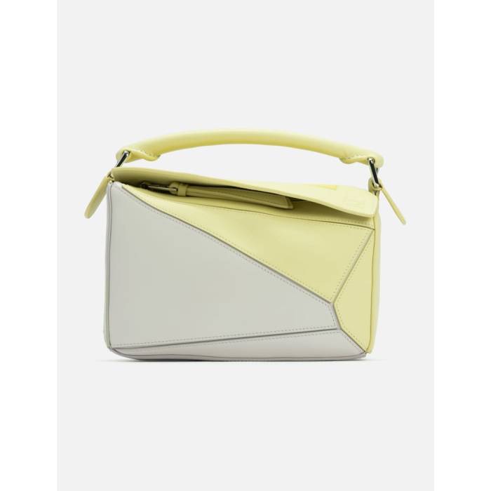 ロエベ Loewe 【 X Albers Small Puzzle Bag Women Pale Grey / Light Citrine 】 御徒面子 レディース 薄墨色 薄墨色