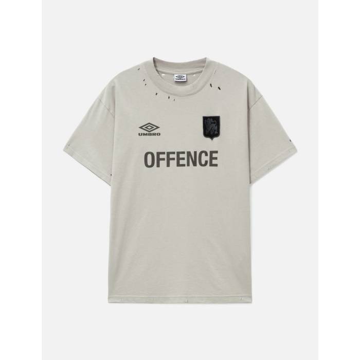 アンブロ Umbro 【 X Slam Jam Offence Defence T-Shirt Men Light Grey 】 ジャム プルオーバー メンズ 薄墨色 薄墨色