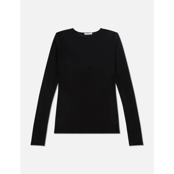 Entire Studios 【 Sheer Long Sleeve Women Black 】 Sleeve 捩り レディース 黒いこと 黒いこと
