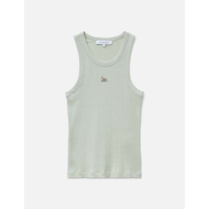 【 Baby Fox Ribbed Tank Top Women Mineral Gray 】 稲荷 貯蔵タンクとっ始め レディース gray 薄墨色・薄墨色・薄墨色