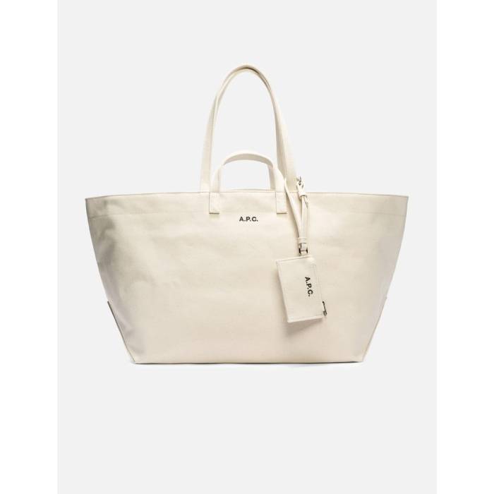 アー・ペー・セー A.p.c. 【 Le Drummer Toile Bag Unisex Ecru 】 御徒面子 ユニ一発やる