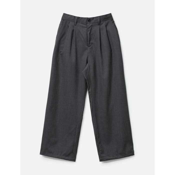 Clesste 【 Wool Gabardine City Uniform Wide Straight Pants Men Gray 】 シティ メンズ gray 灰色・グレー・グレイ 43,560円