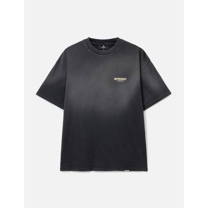 Represent 【 Owners Club T-Shirt Men Aged Black 】 クラブ Tシャツ メンズ 黒色 ブラック