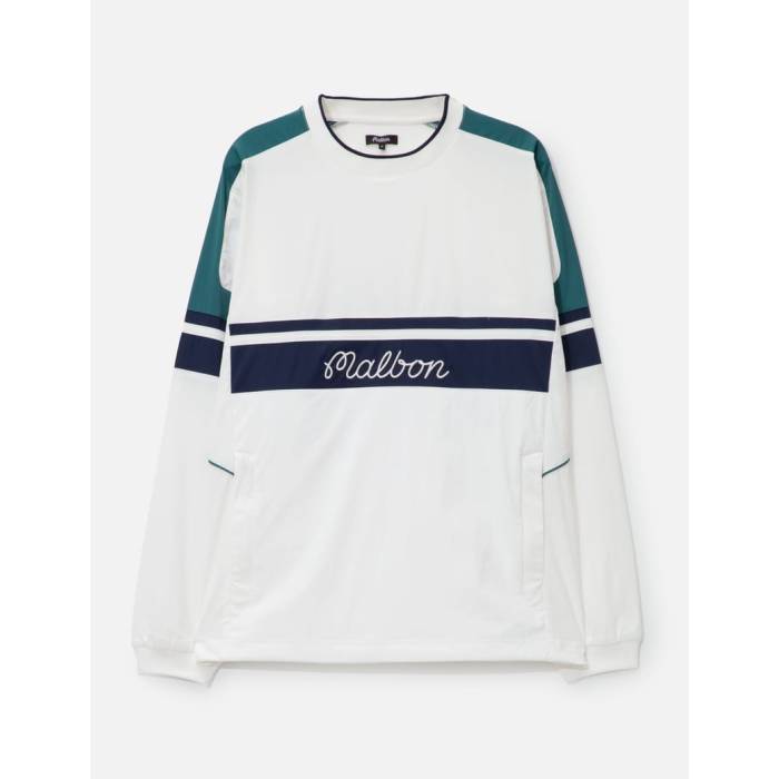 Malbon Golf 【 Sportiva Nylon Popover Men White 】 ナイロン メンズ 白色 ホワイト 28,925円