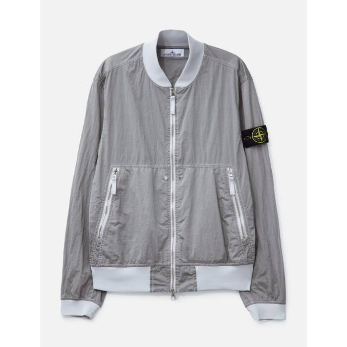 ストーンアイランド Stone Island 【 Nylon Metal Bomber Jacket Men Pearl Gray 】 ナイロン メタル Jacket ジャケット メンズ パール gray 灰色・グレー・グレイ
