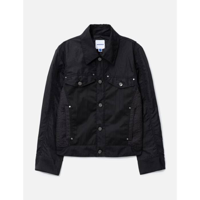 アーダーエラー Ader Error 【 3 Mix Fabric Jacket Unisex Black 】 Jacket 上衣 ユニ一発やる 黒いこと 黒いこと