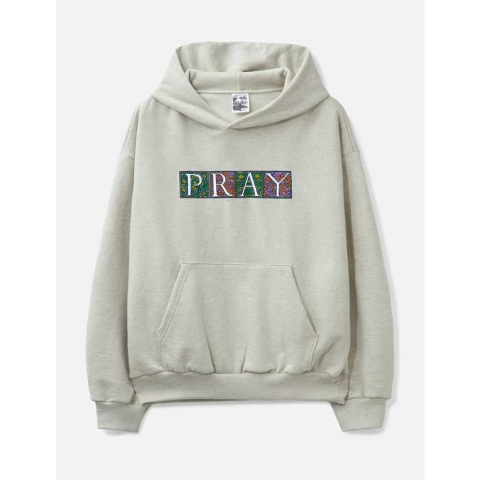 Basketcase 【 Pray Hoodie Unisex Oatmeal 】 フーディー パーカー ユニ一発やる