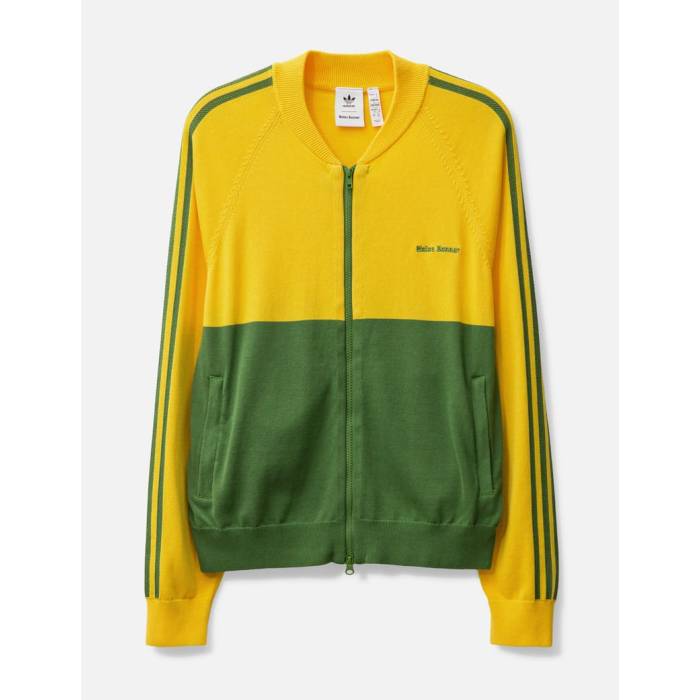 アディダス Adidas Originals 【 Wales Bonner New Knit Track Top Unisex Yellow 】 ニット トラック ユニセックス yellow 黄色・イエロー