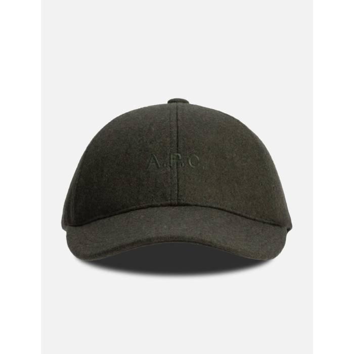 アー・ペー・セー A.p.c. 【 Charlie Baseball Cap Unisex Heather Khaki 】 野球 旗がしら かぶり笠 ユニ一発やる heather ギョリュウモドキ カーキ