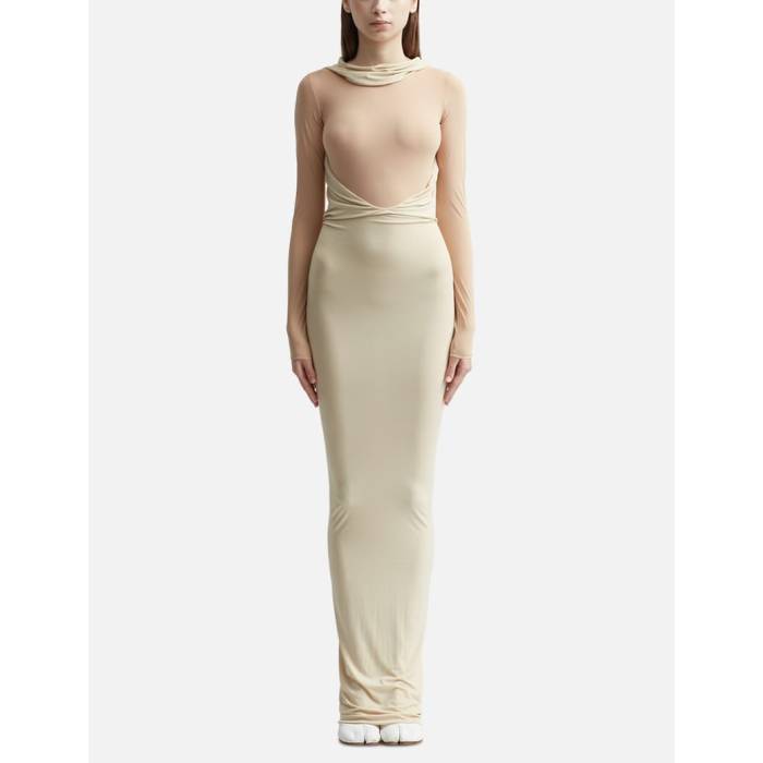 メゾン マルジェラ Mm6 Maison Margiela 【 Maxi Dress Women Alba 】 マキシドレス レディース