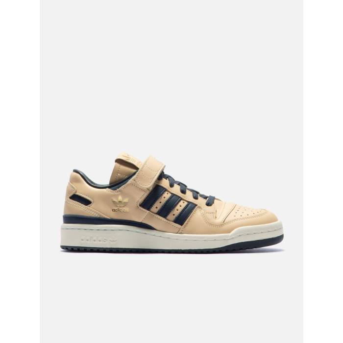 アディダス Adidas Originals 【 Forum 84 Low Blue Thread Men Beige 】 フォーラム 青色 ブルー メンズ ベージュ