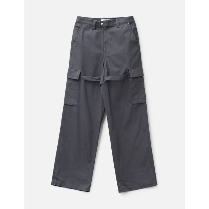 【 Bondage Cargo Pants Men Grey 】 積貨委託貨物 メンズ 薄墨色 薄墨色