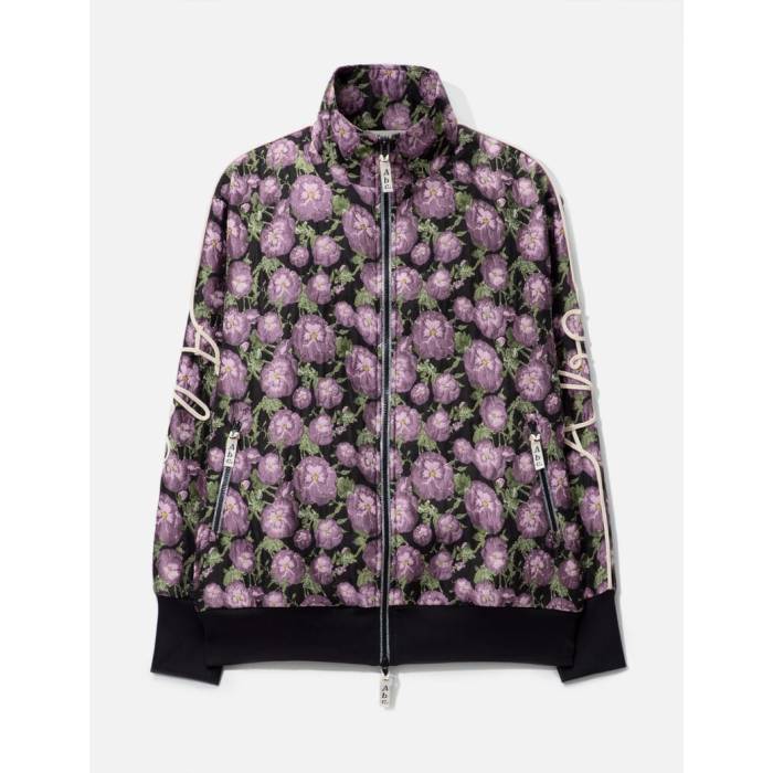 Advisory Board Crystals 【 Abc. Floral Jacquard Soutache Track Jacket Men Black 】 トラック Jacket ジャケット メンズ 黒色 ブラック