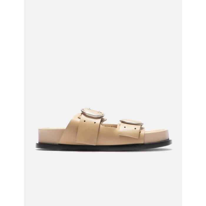 ジルサンダー Jil Sander 【 Flat Sandal Women Khaki 】 レディース カーキ