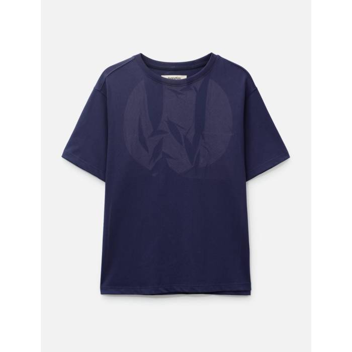 Jiyong Kim X Hypebeast 【 Exclusive Sunbleach T-Shirt Unisex Navy 】 Tシャツ ユニセックス 紺色 ネイビー