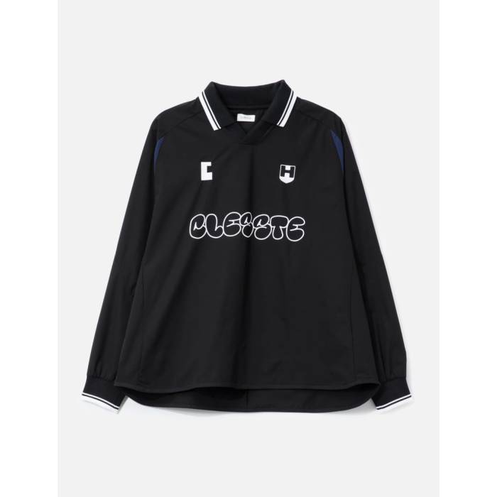 Clesste 【 Hbx Exclusive ? Long Sleeves City Game Jersey Men Black 】 シティ Game 力くらべ ティーシャツ メンズ 黒いこと 黒いこと