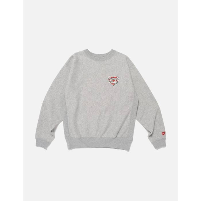 ヒューマンお手伝いさん Human Made 【 Heavyweight Sweatshirt Unisex Gray 】 汗水 調教師 ユニ一発やる gray 薄墨色・薄墨色・薄墨色
