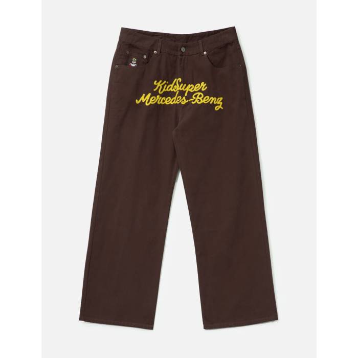 Kidsuper 【 X Mercedes Benz Work Pants Men Brown 】 メルセデス メンズ 赤銅色 赤銅色