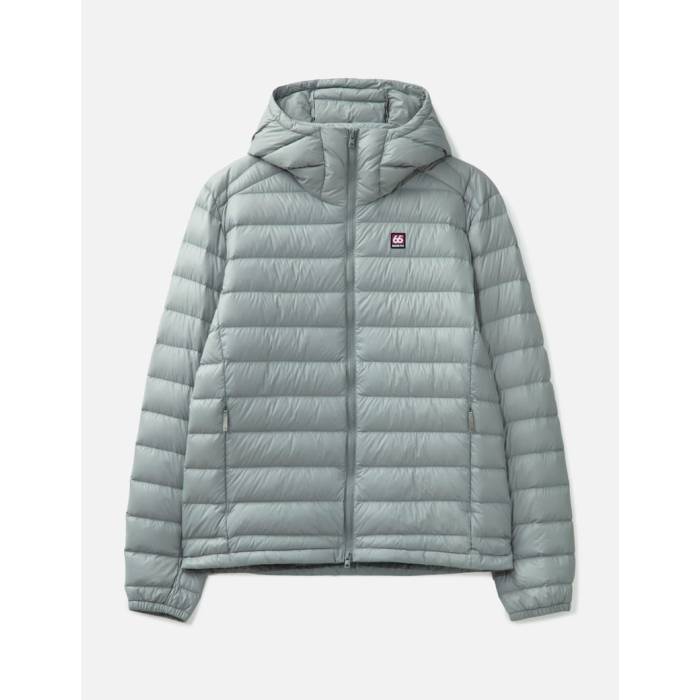 【 Keilir Hooded Down Jacket Men Grey Sky 】 フード付 ダウン Jacket ジャケット メンズ 灰色 グレー スカイ 50,400円
