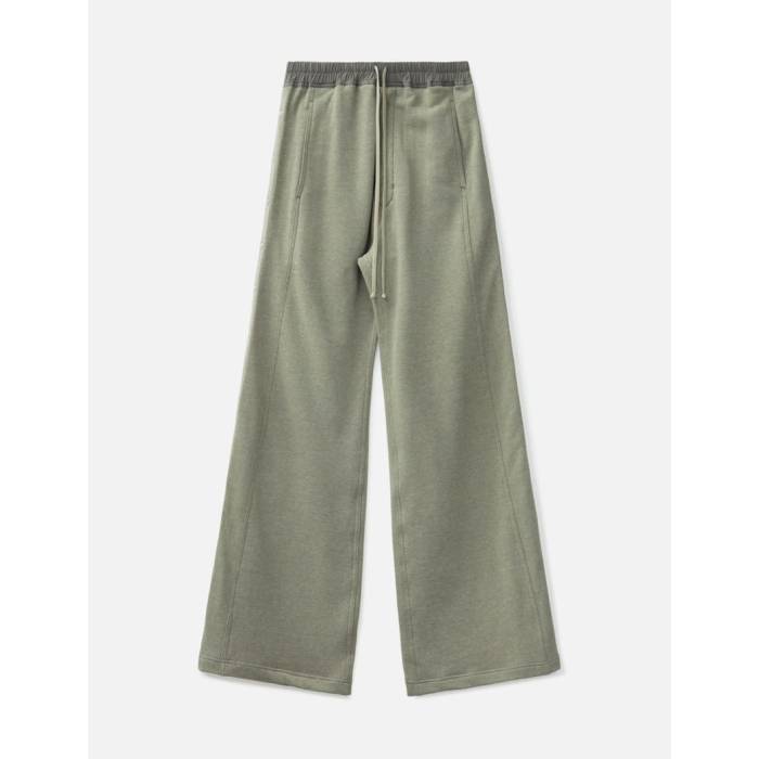 リック・オウエンス・ダークシャドウ Rick Owens Drkshdw 【 Wide Pusher Pants In Felpa Men Melange Grey 】 メンズ 灰色 グレー|スニケス