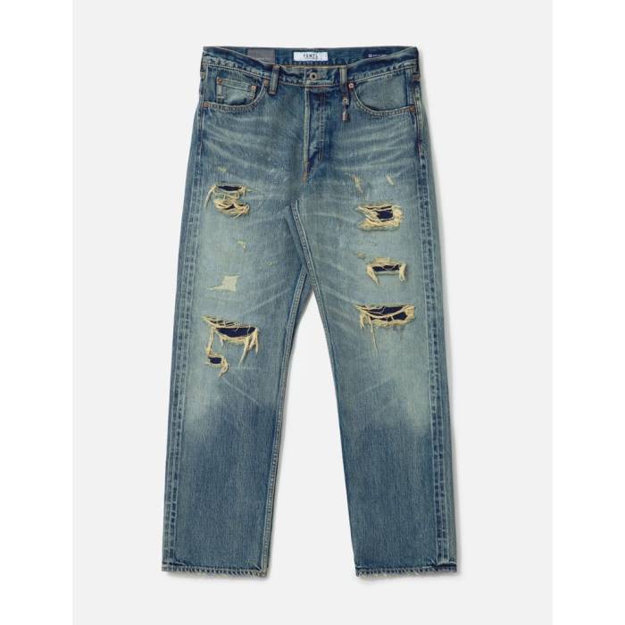 Fdmtl 【 Classic Fit Denim Cs131 Men Indigo 】 古典派音楽 ジーンズ メンズ 藍色・インディゴ