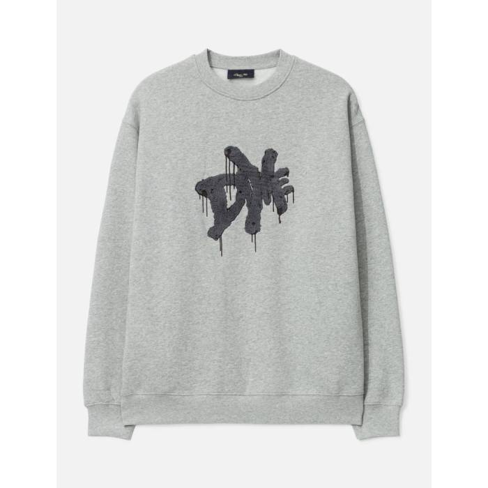 Dime 【 Dxme Crewneck Men Heather Gray 】 メンズ heather ヘザー gray 灰色・グレー・グレイ