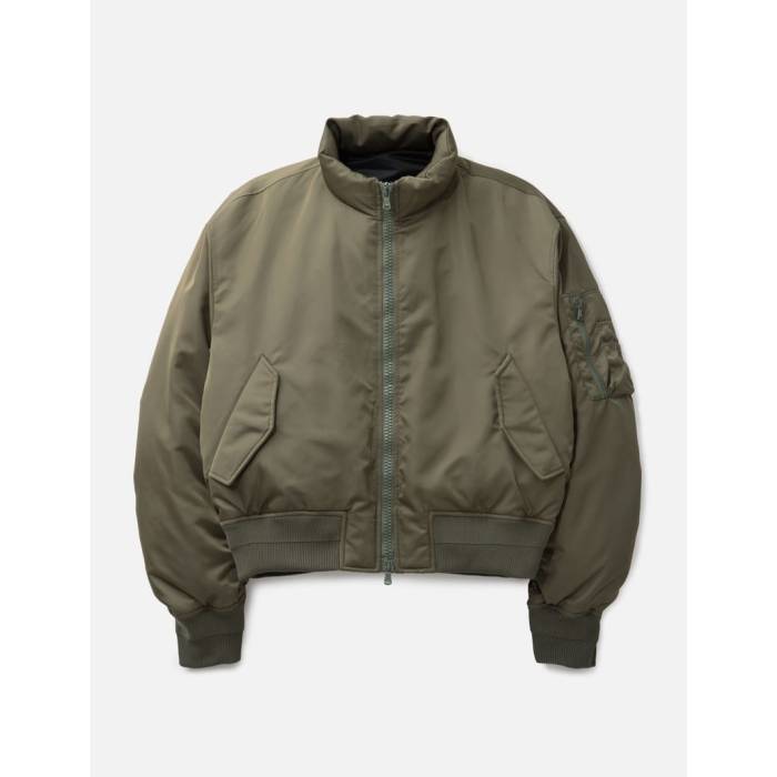 Coor 【 Stand Collar Neck Down Puffer Men Olive Khaki 】 落ちこむ メンズ olive オリーブ カーキ
