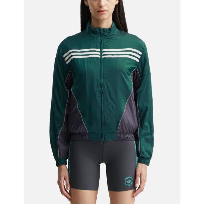 アディダス Adidas Originals 【 Sporty \u0026 Rich X  Windbreaker Women Wild Pine 】 ウィンドブレーカー レディース wild ワイルド