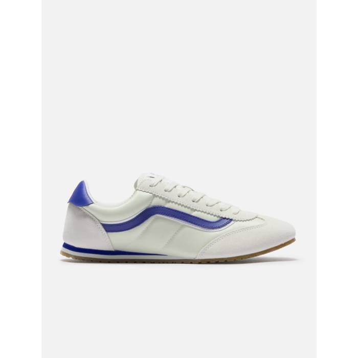 ヴァンズ Vans 【 Super Lowpro Shoe Unisex Marshmallow White / True Blue 】 ユニセックス 白色 ホワイト 青色 ブルー