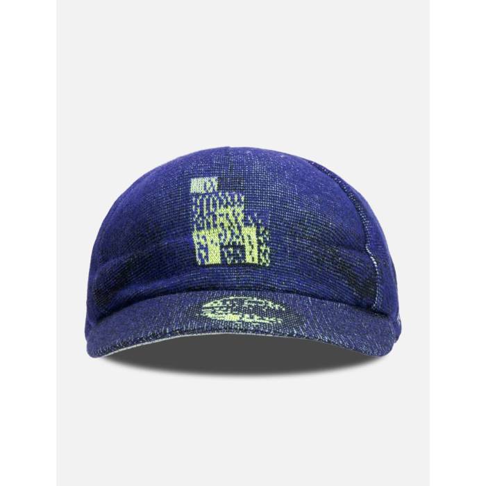 Tolq 【 Knit Baseball Cap Unisex Blue 】 編み物 野球 旗がしら かぶり笠 ユニ一発やる 青み 青色