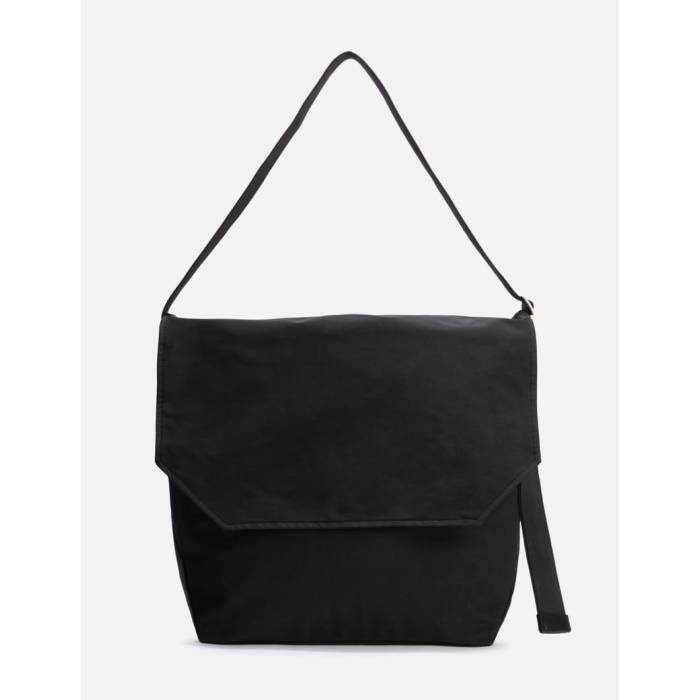 Hender Scheme 【 Flap Shoulder Big Unisex Black 】 ユニセックス 黒色 ブラック