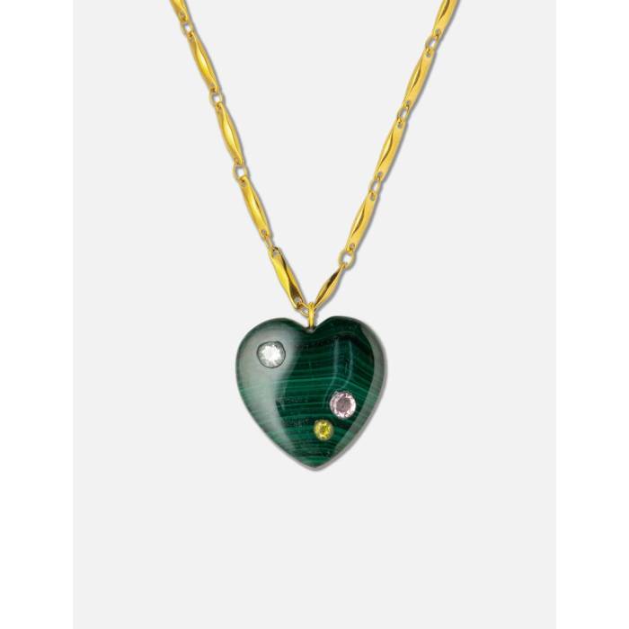 Notte 【 Heart To Heart Necklace Women Malachite 】 ネックレス レディース 25,842円