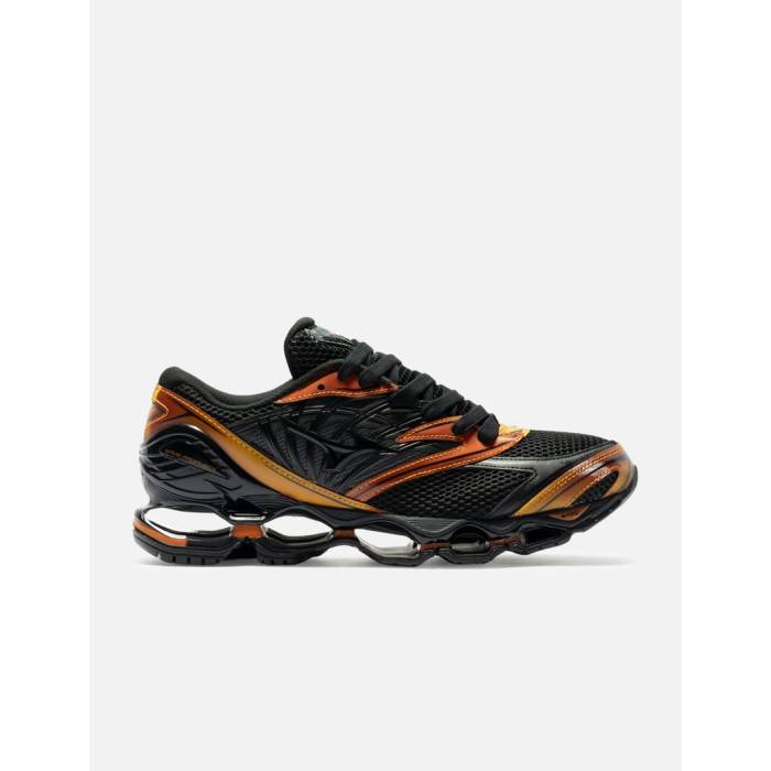 Mizuno Sportstyle 【 Wave Prophecy Ls Tokyo Drift Men Black Sand / Black / Autumn Sunset 】 Wave ウェーブ・ウェイブ プロフェシー メンズ 黒いこと 黒いこと 砂色・沙子 秋季