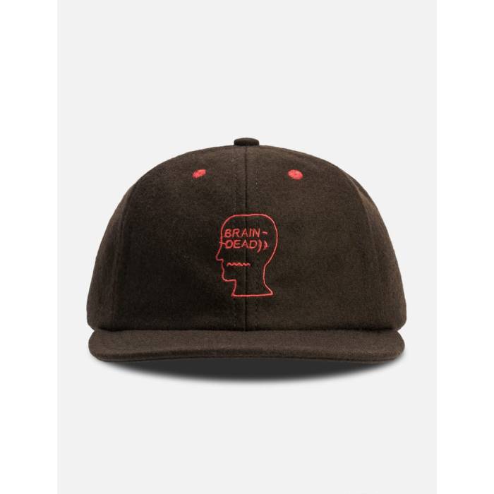 Brain Dead 【 Flannel Logohead 6 Panel Hat Men Brown 】 メンズ 茶色 ブラウン｜スニケス