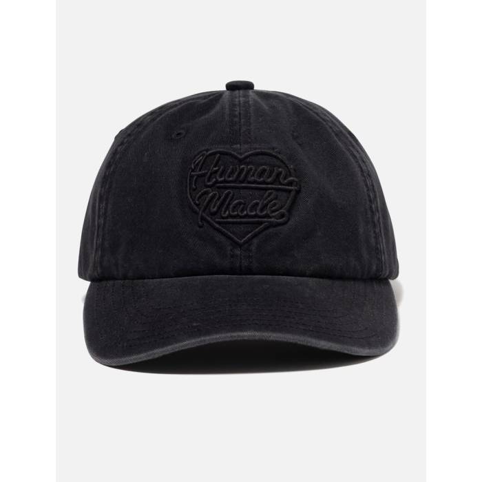 ヒューマンメイド Human Made 【 6 Panel Twill Cap Unisex Black 】 キャップ 帽子 ユニセックス 黒色 ブラック｜スニケス