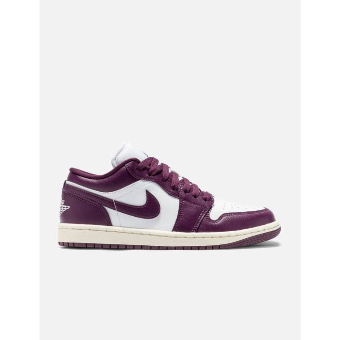 ナイキ ジョーダン Jordan Brand 【 Air Jordan 1 Low Women White/ Bordeaux/ Sail 】 レディース 白色 ホワイト