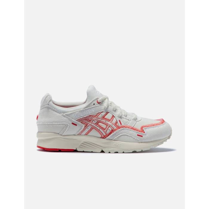 アシックス Asics 【 X Kirsh Gel-Lyte V Women Cream/Fiery Red 】 ゲルライト レディース クリーム Red 赤・レッド