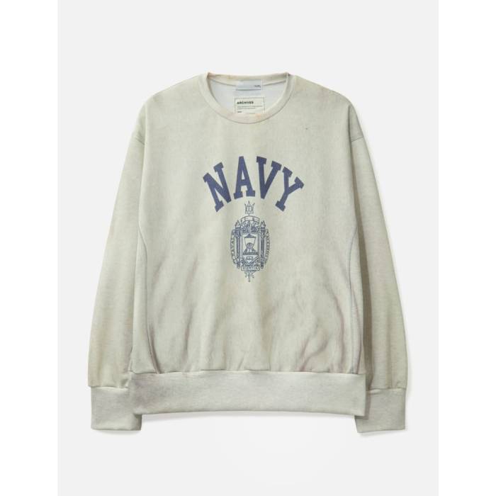 Tolq 【 Trompe L'oeil Sweatshirt Men Grey 】 スウェット トレーナー メンズ 灰色 グレー