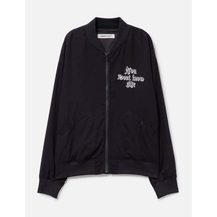 アンダーカバー Undercover 【 Up2E4202 Zip Up Blouson Men Black 】 メンズ 黒色 ブラック