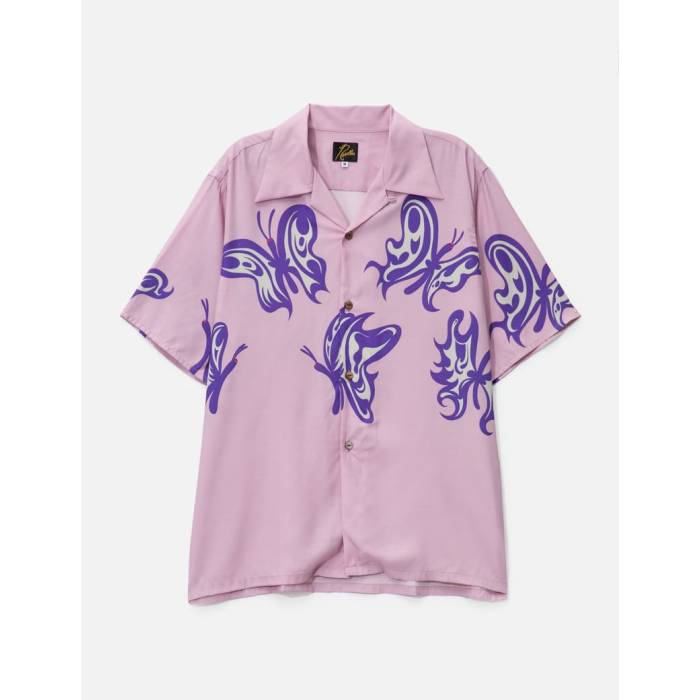 ニードルズ Needles 【 X Kae Tanaka One-Up Shirt Men Old Rose 】 メンズ Rose サクラ色