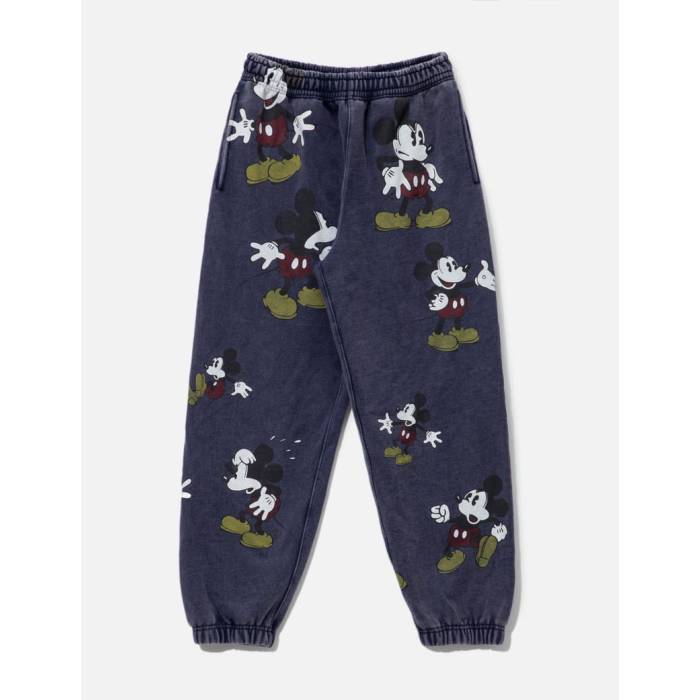 【 Multi Mickey Sweat Pants Men Navy 】 Sweat スウェット メンズ 紺色 ネイビー
