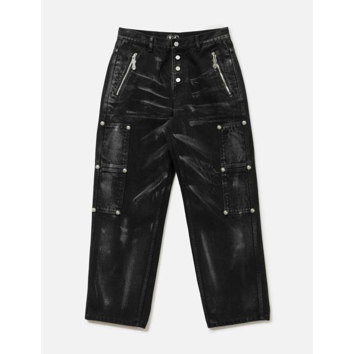 Thug Club 【 Leave A Trace Denim Pants Men Black 】 デニム メンズ 黒色 ブラック｜スニケス