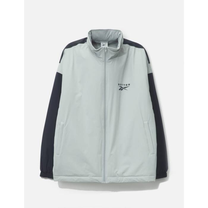 リーボック Reebok 【 X Botter Padded Jacket Men Gray/Navy 】 Padded パッド Jacket 上衣 メンズ gray 薄墨色・薄墨色・薄墨色 紺色 米国海軍