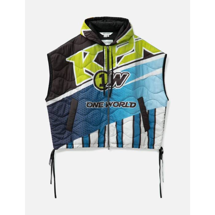Dhruv Kapoor 【 One World Padded Vest Unisex Multicolor 】 Padded パッド ベスト ユニセックス｜スニケス