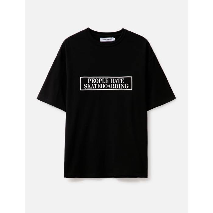 Tightbooth 【 People Hate Skate T-Shirt Men White 】 Skate 滑る プルオーバー メンズ 白いこと 白いこと