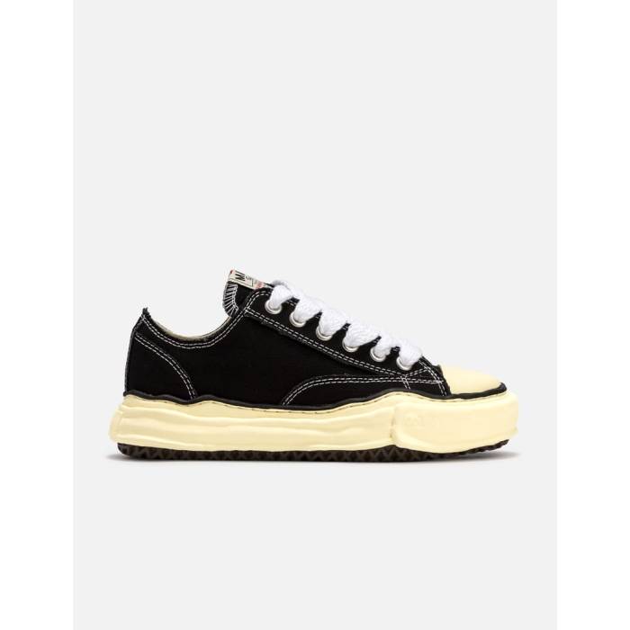 メゾン ミハラヤスヒロ Maison Mihara Yasuhiro 【 "Peterson" Vl Og Sole Canvas Low-Top Sneakers Men Black 】 メンズ 黒色 ブラック｜スニケス