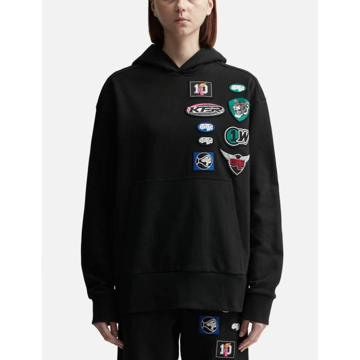 Dhruv Kapoor 【 Stamped Hoodie Unisex Black 】 フーディー パーカー ユニセックス 黒色 ブラック