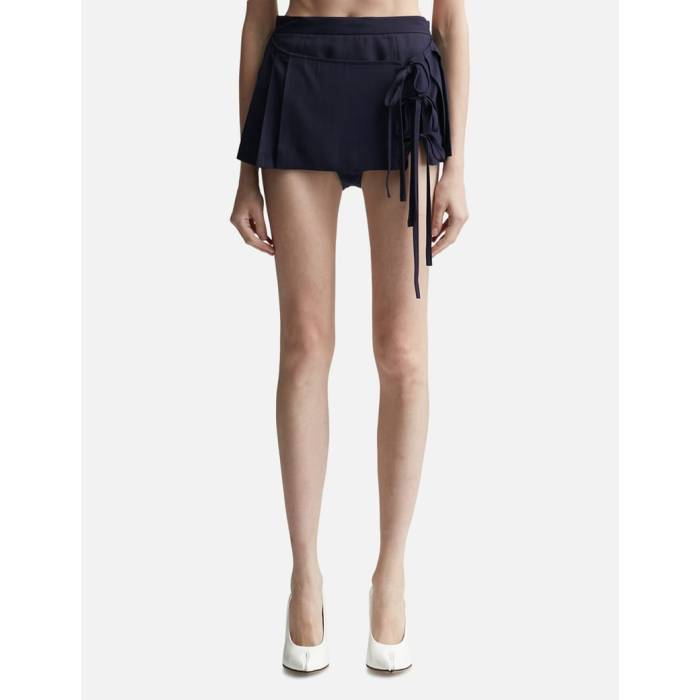 Pushbutton 【 Navy Side Slit Open Micro Skorts Women Navy 】 紺色 米国海軍 Micro ミクロ レディース 紺色 米国海軍